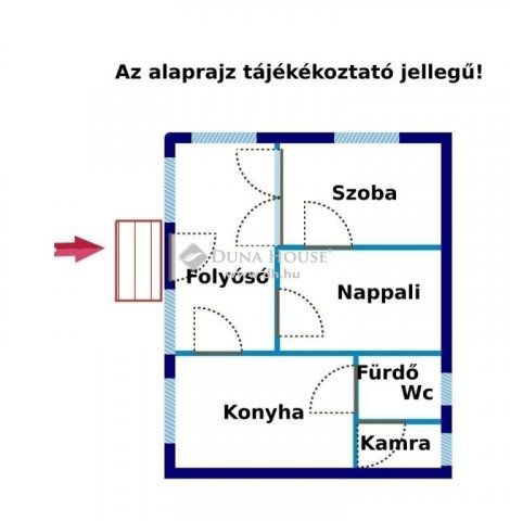 Eladó családi ház, Bugyin 35 M Ft, 2 szobás