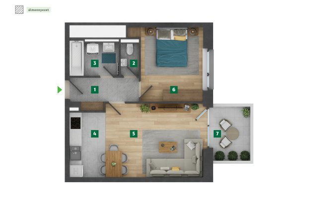 Eladó téglalakás, XIII. kerületben, Jakab József utcában