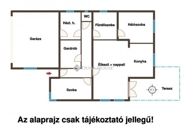 Eladó családi ház, Péterin 159 M Ft, 3 szobás