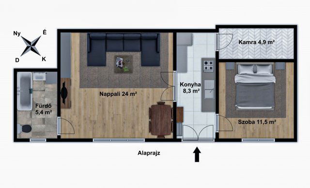 Eladó téglalakás, XVII. kerületben, Szabadság utcában