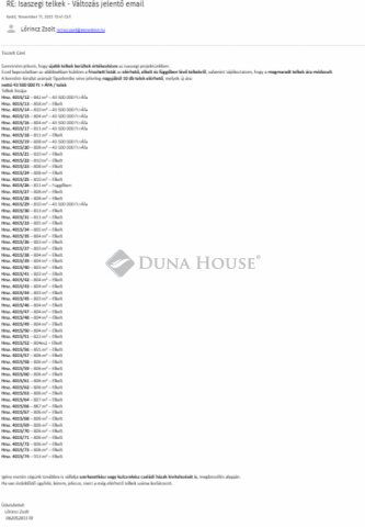 Eladó telek, Isaszegen 43.5 M Ft / költözzbe.hu