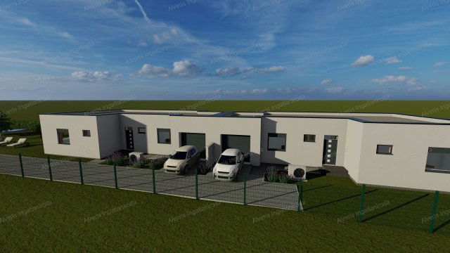 Eladó ikerház, Nyírpazonyon 76 M Ft, 3 szobás