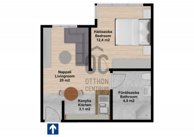 Eladó téglalakás, Budapesten, VI. kerületben 79 M Ft, 2 szobás