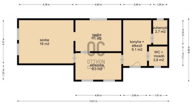 Eladó családi ház, Halogyon 4.8 M Ft, 2 szobás