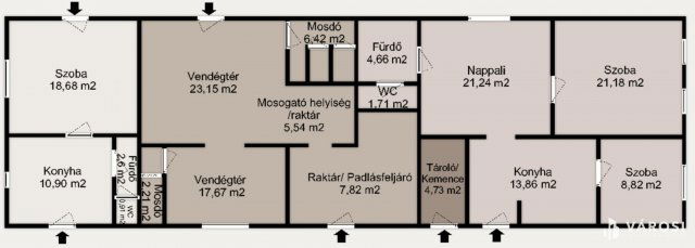 Eladó családi ház, Szegváron 31 M Ft, 8 szobás