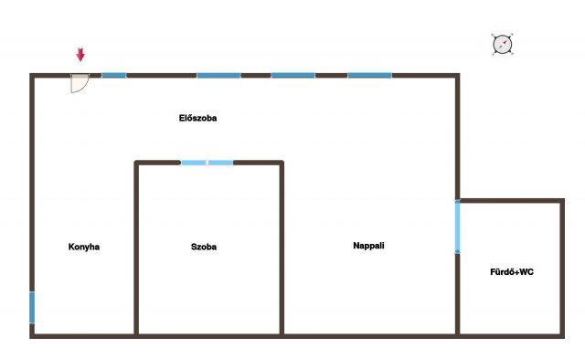 Eladó téglalakás, Budapesten, V. kerületben 118 M Ft, 1 szobás