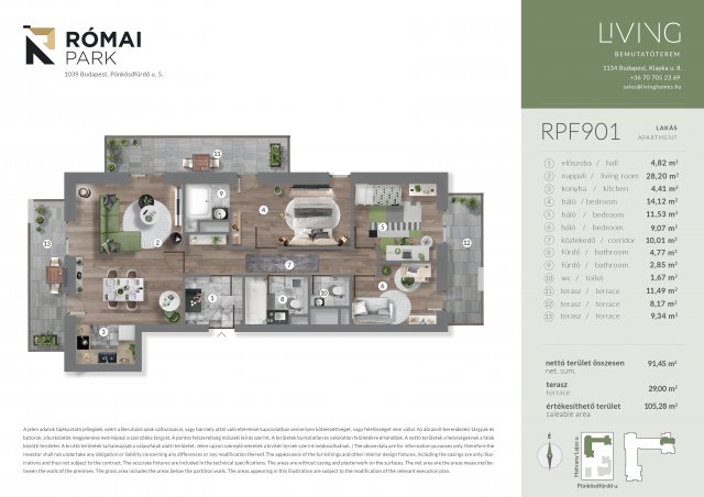 Eladó téglalakás, III. kerületben, Pünkösdfürdő utcában
