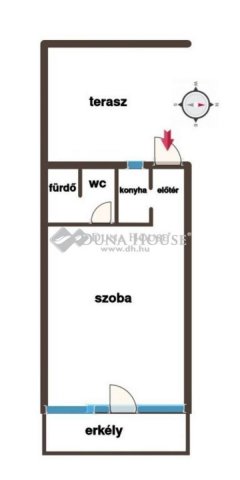 Eladó téglalakás, Szántódon 44.99 M Ft, 1 szobás