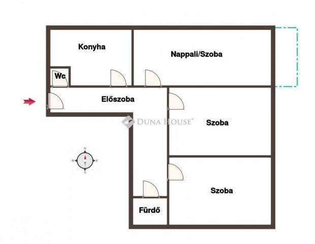 Eladó panellakás, Pécsett, Fagyöngy utcában 59.9 M Ft, 3 szobás