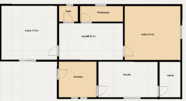 Eladó családi ház, Bocföldén 23.9 M Ft, 2 szobás