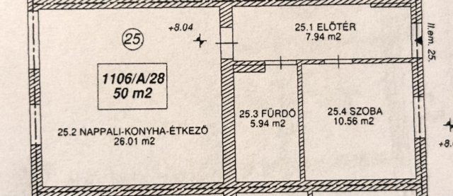 Eladó téglalakás, Szolnokon 57.5 M Ft, 1+1 szobás
