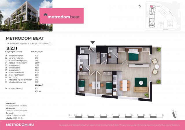 Eladó téglalakás, XIII. kerületben, Sólyatér utcában