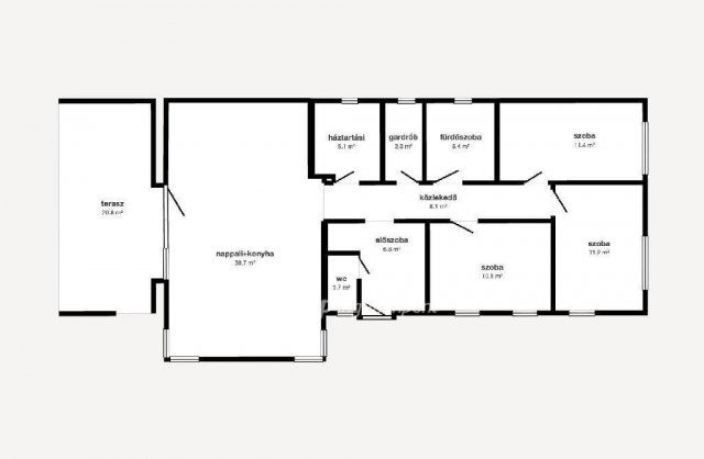 Eladó családi ház, Levelek 61 M Ft, 4 szobás