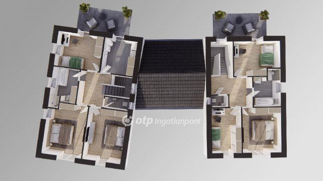 Eladó ikerház, Pomázon 149 M Ft, 5 szobás / költözzbe.hu