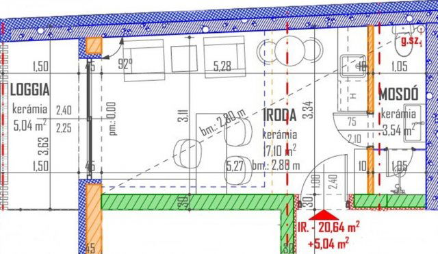 Eladó iroda, Debrecenben 28 M Ft, 1 szobás / költözzbe.hu