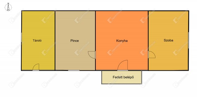 Eladó nyaraló, Szepetneken 4.5 M Ft, 1 szobás