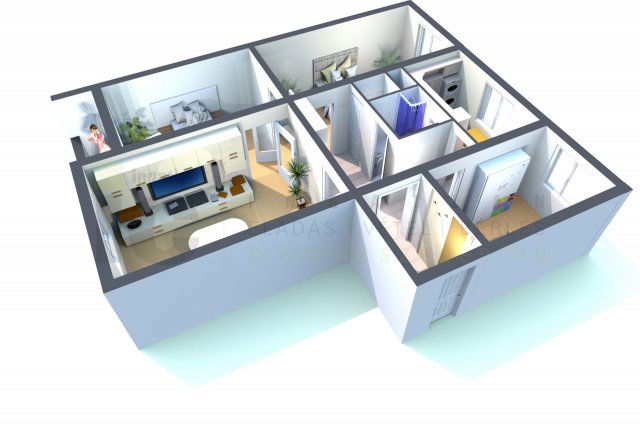 Eladó panellakás, Szegeden, Szilléri soron 59.9 M Ft, 2+2 szobás