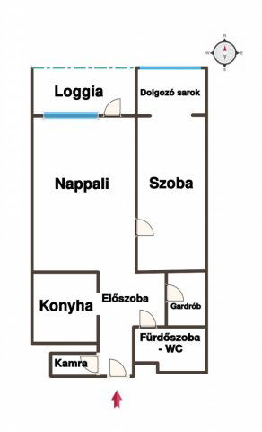 Eladó panellakás, Budapesten, XI. kerületben 87.9 M Ft, 2 szobás