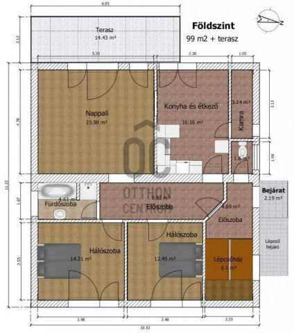 Eladó családi ház, Budapesten, XXI. kerületben 129.9 M Ft