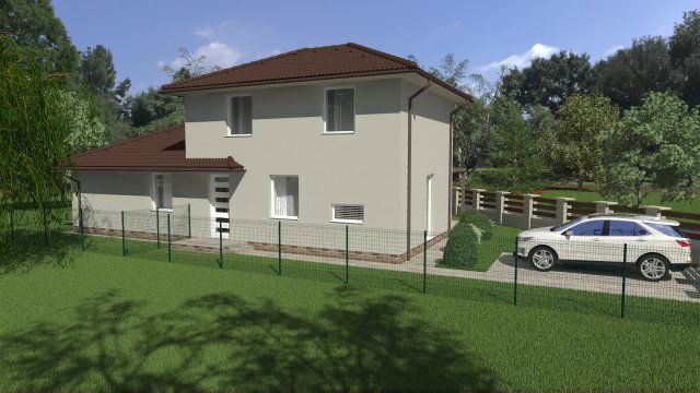 Eladó ikerház, Vácrátóton 89.5 M Ft, 5 szobás