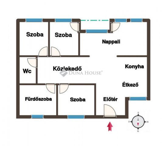 Kiadó téglalakás, albérlet, Nyíregyházán, Ér utcában