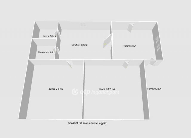 Eladó családi ház, Nagybörzsönyön 49.76 M Ft, 3 szobás