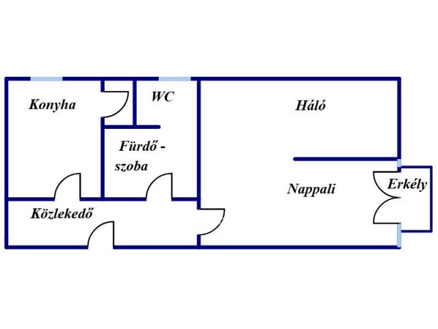 Eladó téglalakás, Pécsett 32.5 M Ft, 1 szobás