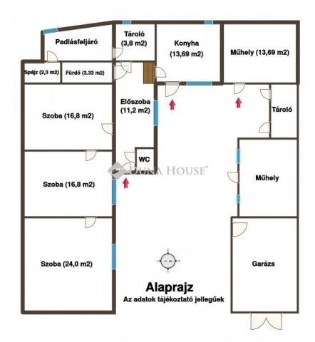 Eladó családi ház, Mecseknádasdon 28 M Ft, 3 szobás