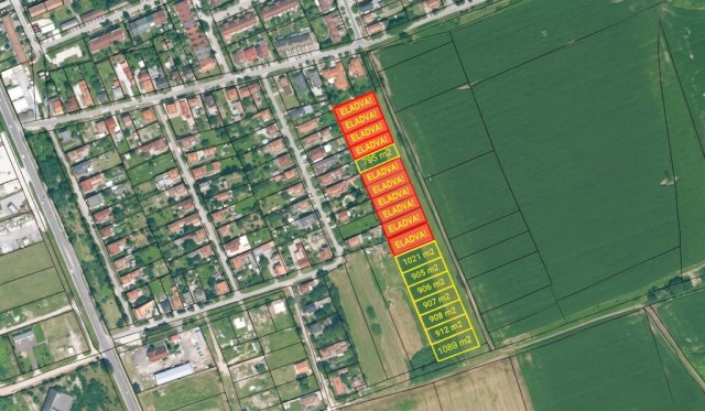 Eladó telek, Mályin 6.99 M Ft / költözzbe.hu