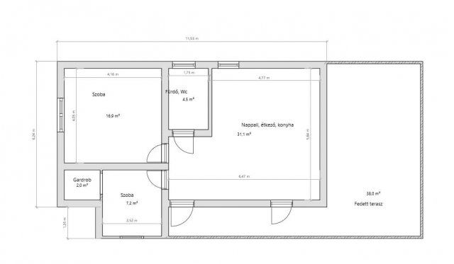 Eladó családi ház, Szirmabesenyőn 47 M Ft, 2+1 szobás