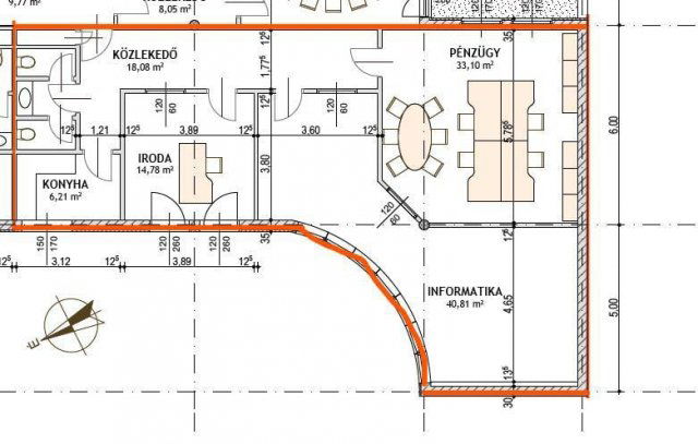 Kiadó iroda, Budapesten, XIII. kerületben 595 E Ft / hó, 4 szobás