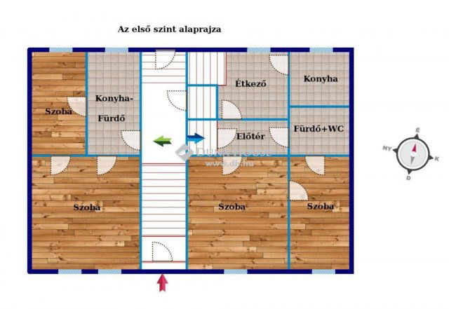 Eladó családi ház, Szombathelyen 64.99 M Ft, 6+1 szobás