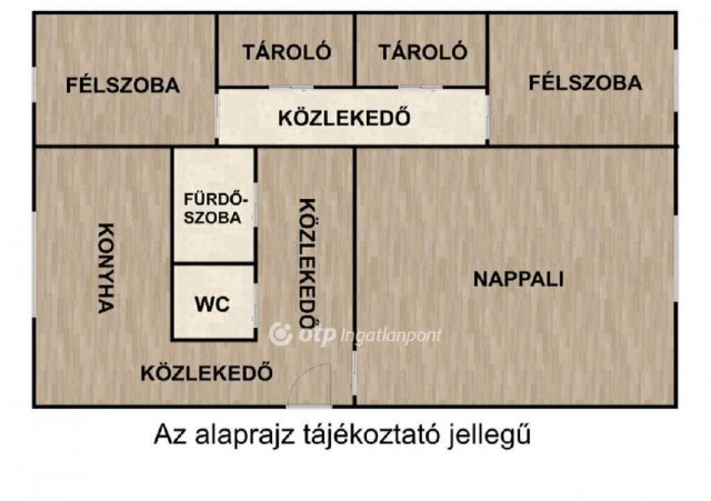 Eladó panellakás, Nyíregyházán 49.99 M Ft, 1+2 szobás
