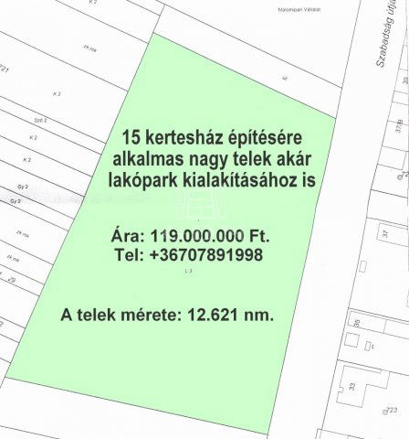 Eladó telek, Hajdúnánáson 119 M Ft / költözzbe.hu