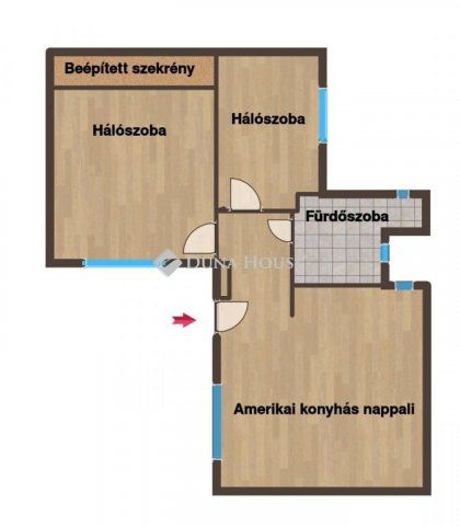 Eladó téglalakás, XIII. kerületben, Visegrádi utcában