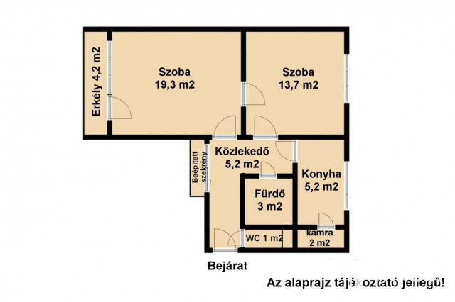 Eladó téglalakás, Békéscsabán 22 M Ft, 2 szobás