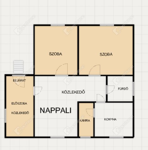 Eladó családi ház, Komáromban 55 M Ft, 3 szobás