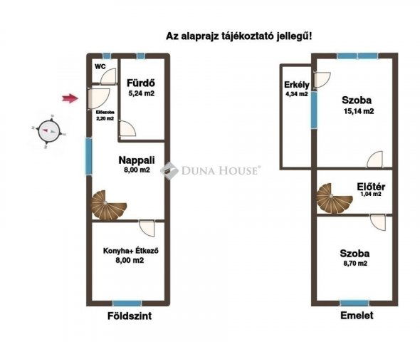 Eladó családi ház, Budapesten, III. kerületben 65 M Ft, 3 szobás