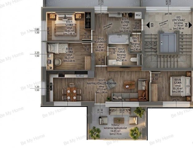 Eladó téglalakás, Budapesten, III. kerületben 164.5 M Ft