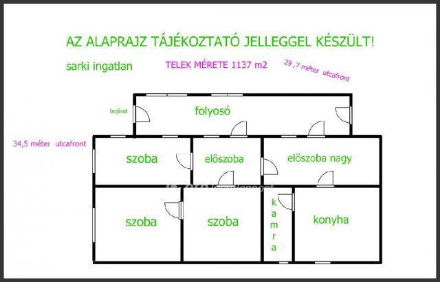 Eladó családi ház, Hajdúsámsonon 39 M Ft, 3+1 szobás