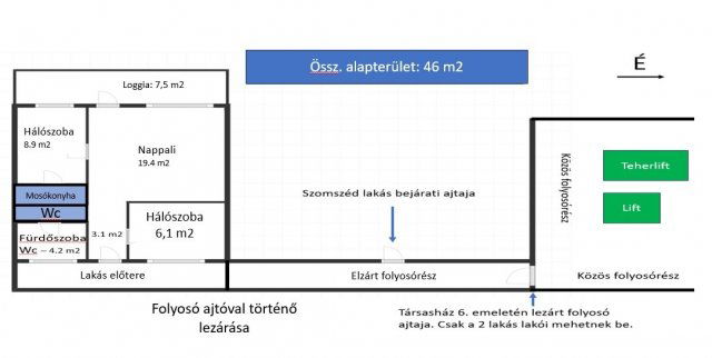 Eladó téglalakás, Debrecenben 69.9 M Ft, 1+2 szobás