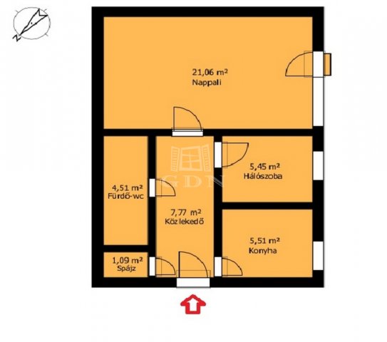 Kiadó téglalakás, albérlet, Miskolcon 120 E Ft / hó, 1+1 szobás