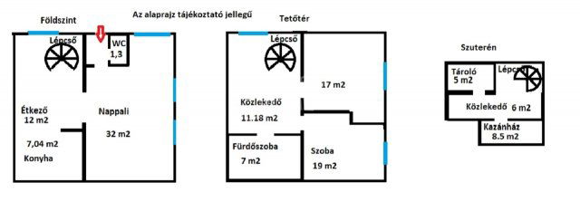 Eladó családi ház, Budapesten, XX. kerületben 84.9 M Ft