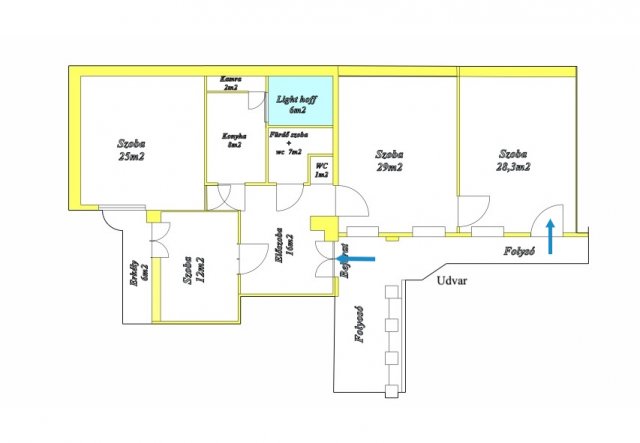 Eladó téglalakás, Budapesten, V. kerületben 190 M Ft, 4 szobás