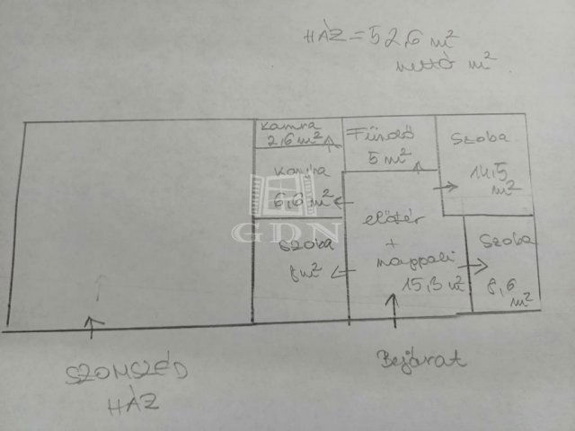 Eladó családi ház, Pilisen 38 M Ft, 3 szobás