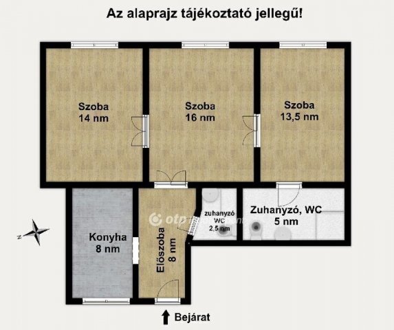 Eladó téglalakás, Budapesten, VIII. kerületben 92.9 M Ft