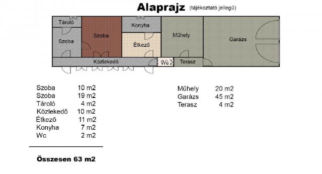 Eladó sorház, Bőnyön 37.8 M Ft, 3 szobás / költözzbe.hu