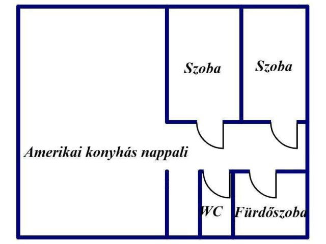 Eladó téglalakás, Szentlőrincen 45 M Ft, 1+2 szobás
