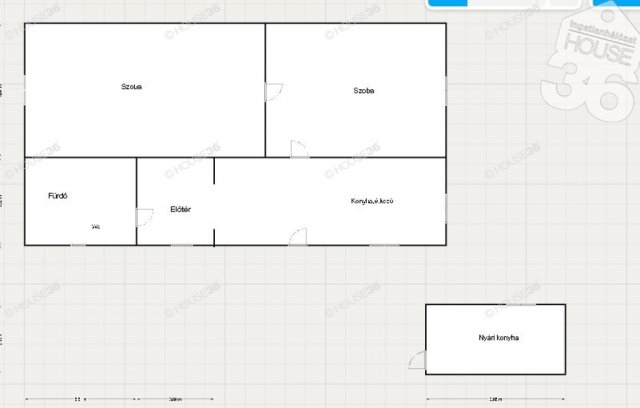 Eladó mezogazdasagi ingatlan, Tiszaalpáron 29.5 M Ft, 2 szobás