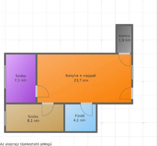 Eladó téglalakás, Salgótarjánban, Úttörők úton 19.9 M Ft